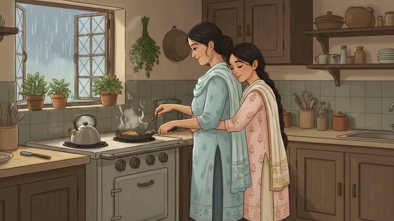 Things Before and After Marriage — A Quiet Rainy Afternoon at My Parents’ Home | Cozy ASMR Story