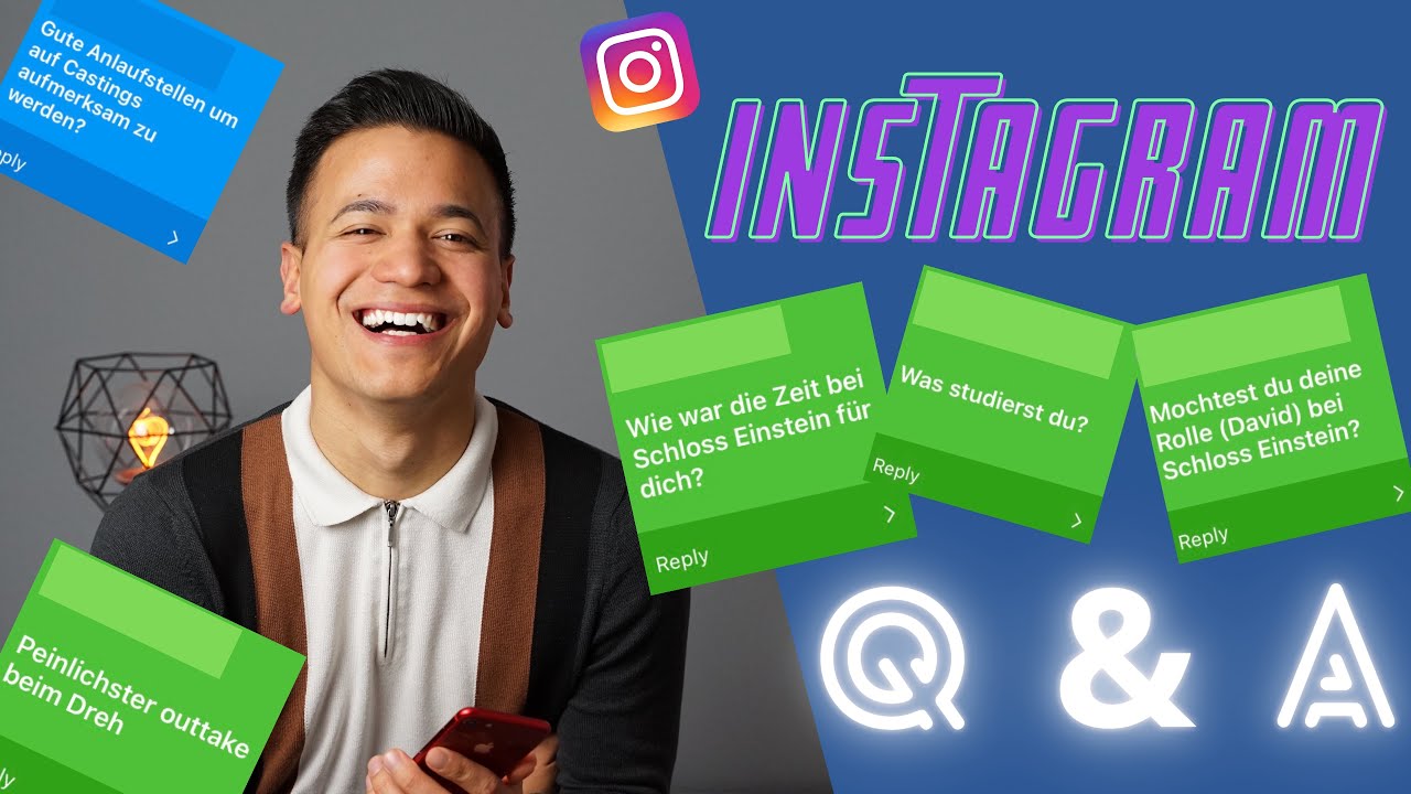 Instagram Q&A! Wie war meine Zeit bei #SCHLOSSEINSTEIN (Rolle David)? Peinlichster Outtake?