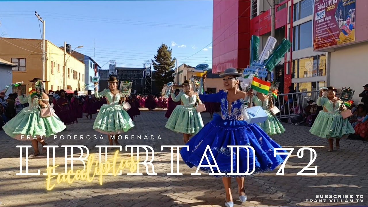 PARTE 9 |Entrada ALBA 2025 | Frat. Poderosa Morenada LIBERTAD 72  EUCALIPTUS🇧🇴❤️💛💚