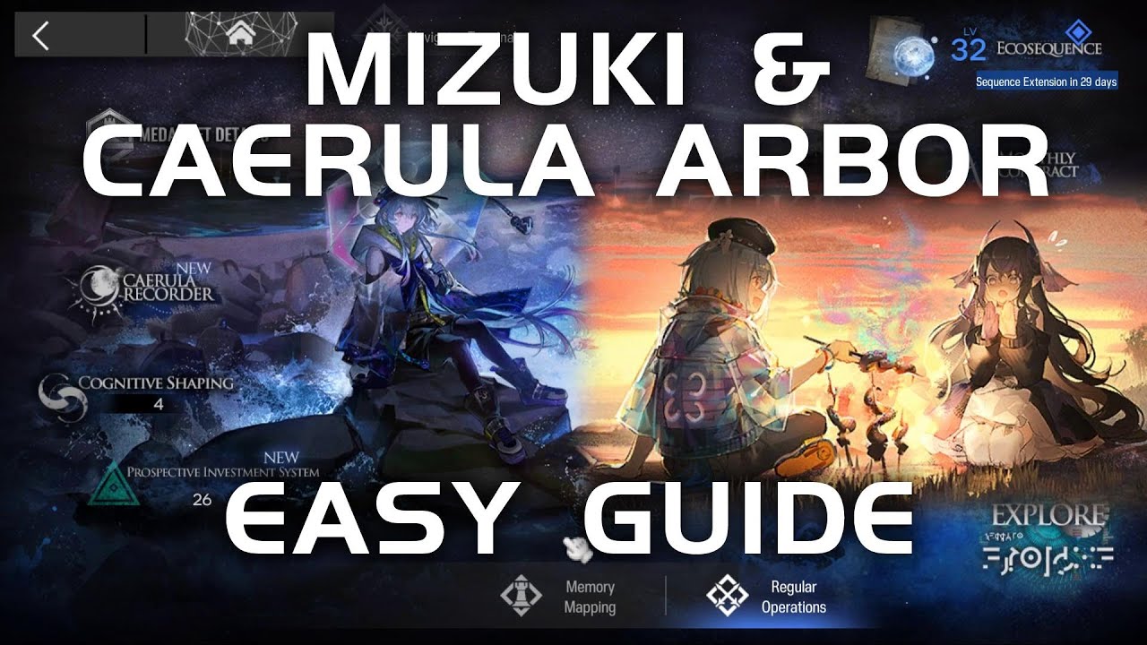 Curse of Cognition - Ending I | IS 3 Mizuki and Caerula Arbor Easy Guide | 【Arknights】