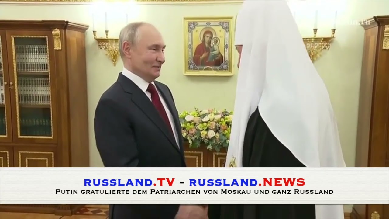 Putin gratulierte dem Patriarchen von Moskau und ganz Russland