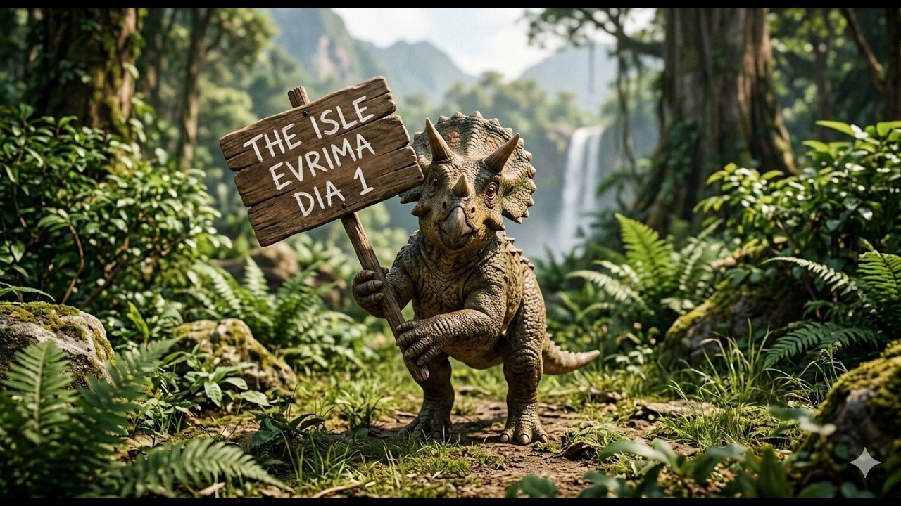 🍃🦕 THE ISLE EVRIMA GATEWAY NOVA SERIE DIA 1 VIDA DE HERBIVORO TRICERATOPS GAMEPLAY AO VIVO 2026