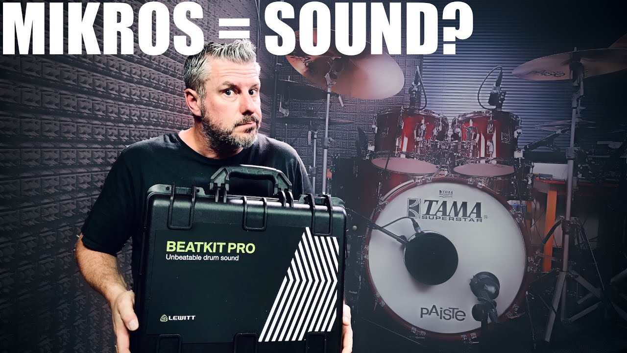 Wie wichtig sind Drum-Mikros WIRKLICH? | Lewitt Beatkit PRO im Vergleich