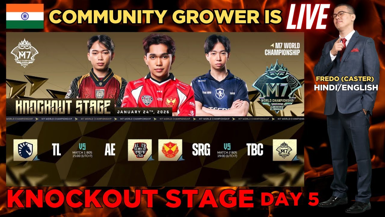 KNOCKOUT STAGE (DAY 5) | FREDO IS LIVE 🔴