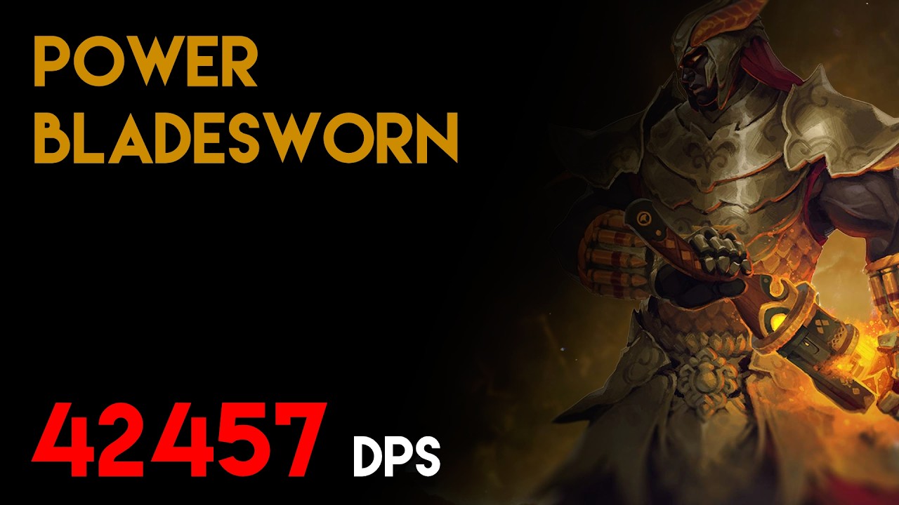 [Guild Wars 2] Power Bladesworn Tactics - 42.457 DPS - April 2026 Balancepocalypse