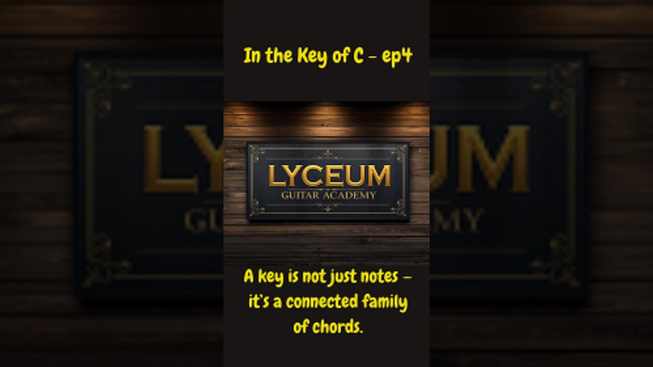 EP4: C Major Scale & Related Chords (Key of C Series)