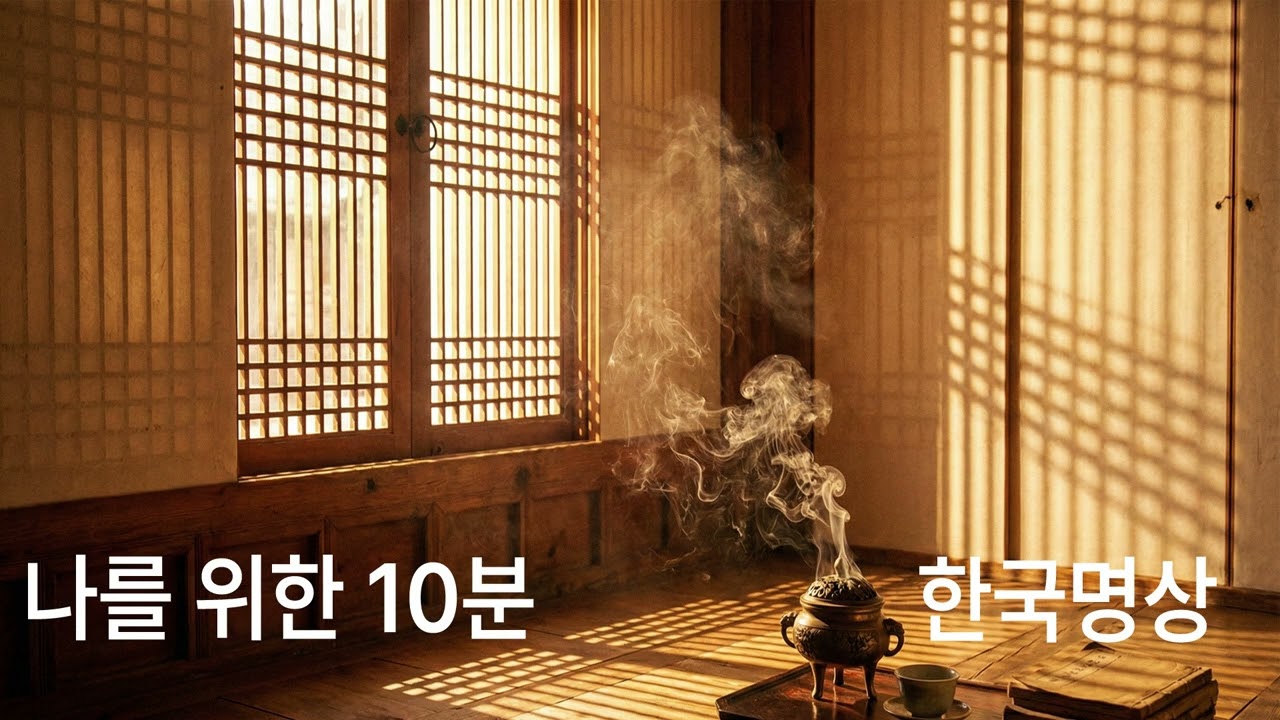 NO1. 나를 위한 10분 🕯️ 고요한 한국 감성 명상 음악 | 깊은 휴식과 수면 유도