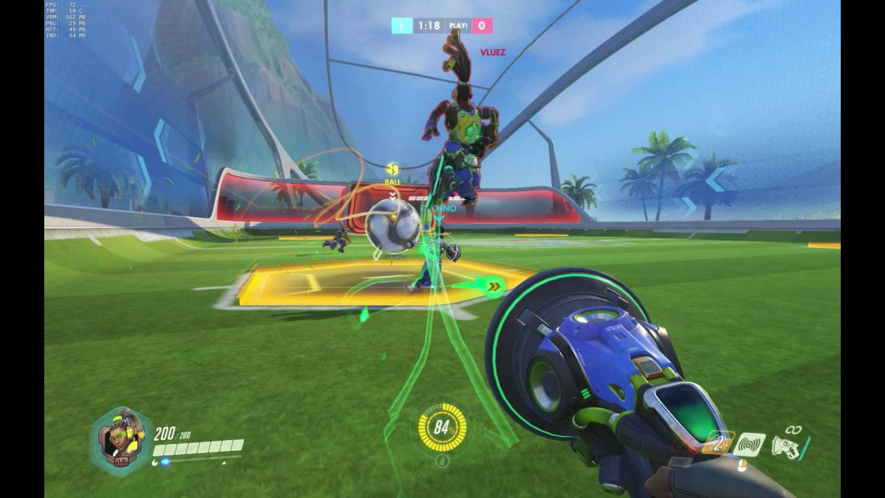 Overwatch Soccer/Foot Ball Mode Gameplay