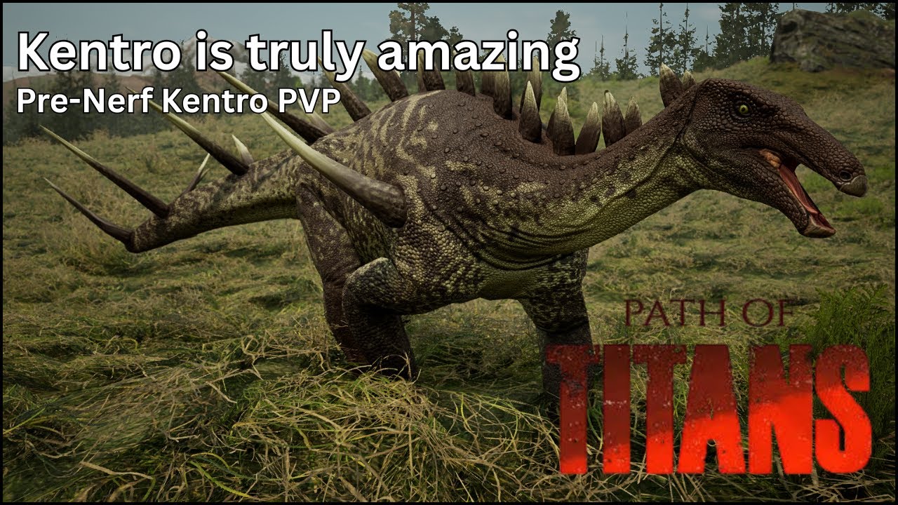 Path Of Titans Official Compilation #6 - PVP Pre-Nerf Kentro Fights