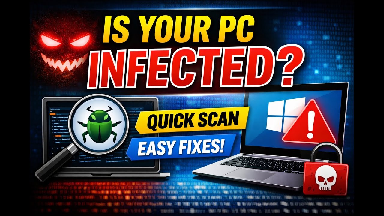 How to Check If Your Windows PC Is Infected (Quick & Easy Security Check)