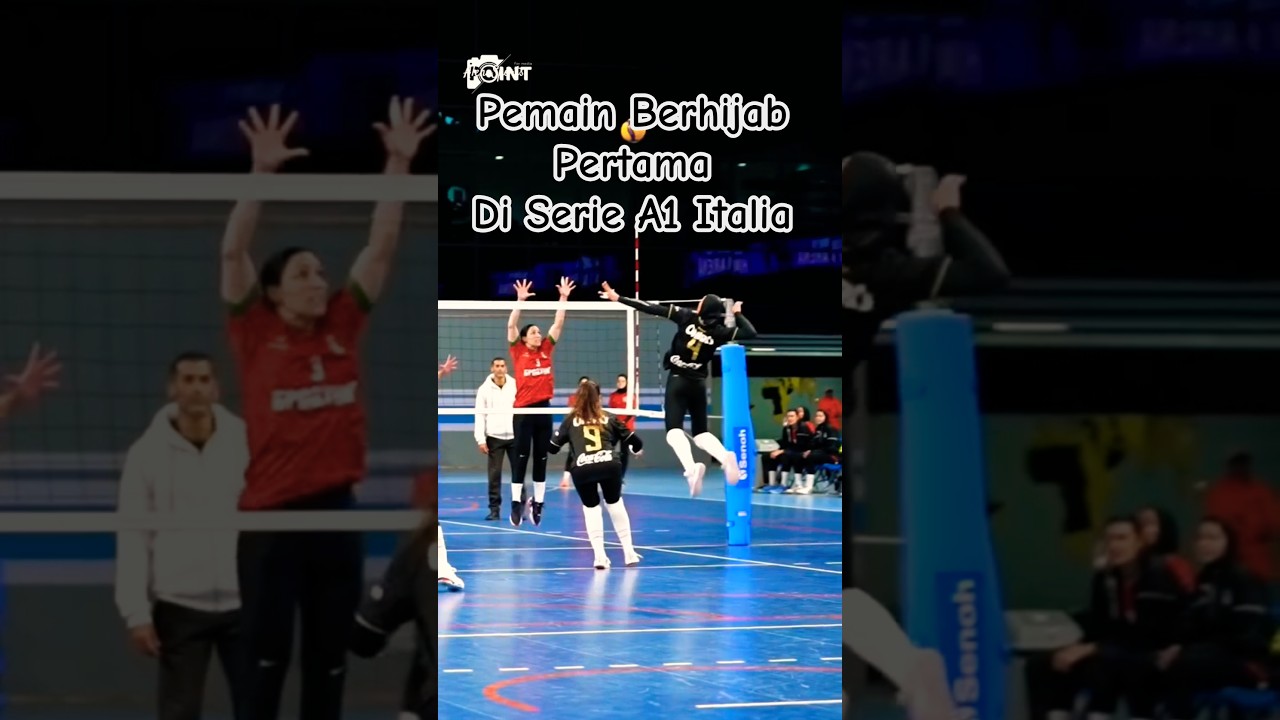 Mariam Metwally, Pemain berhijab pertama di Liga Voli Italia #volleyball #volleyballworld