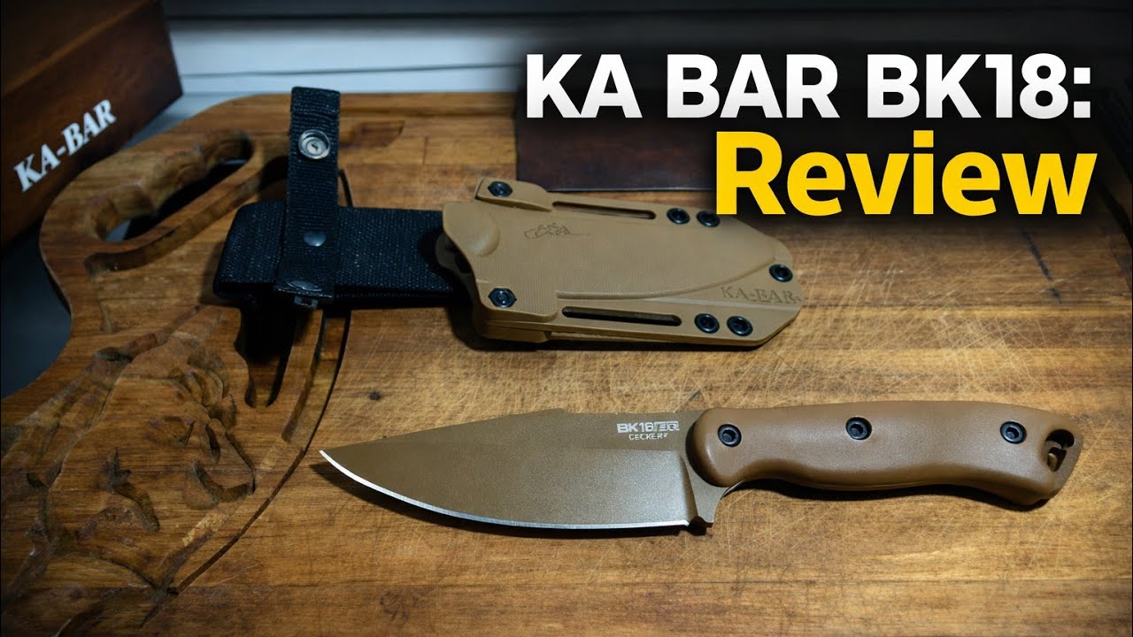 Review faca Ka-Bar BK18 Harpoon