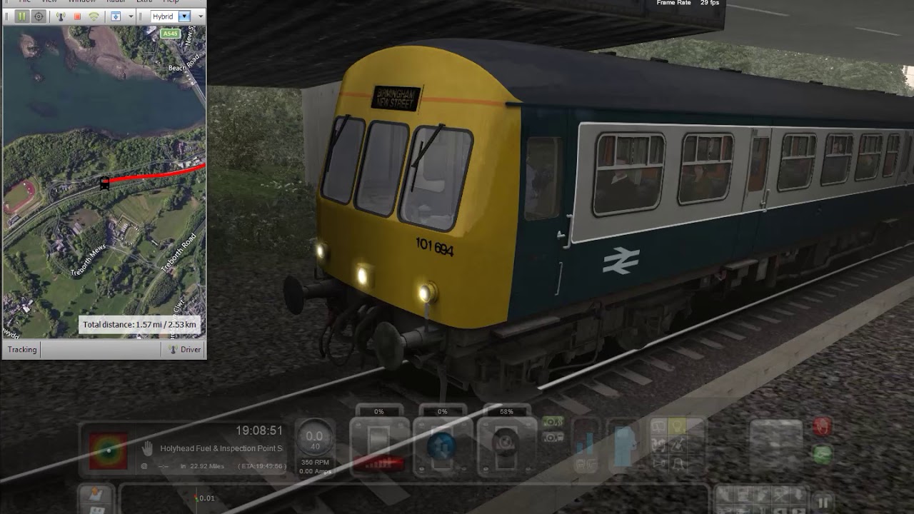 Train Simulator 2019 - Class 56 Bangor to Holyhead with ThirdRails map