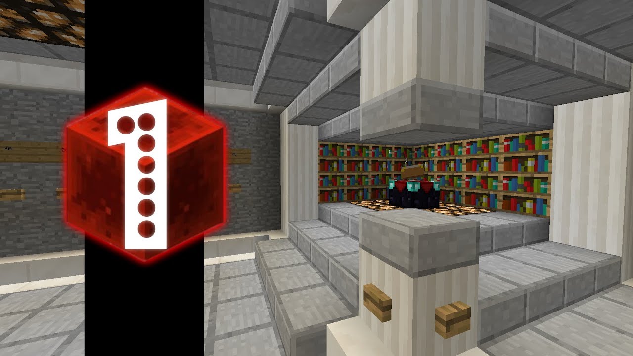 Let's Redstone #1: Fully adjustable enchanting room ! [1.6.2]