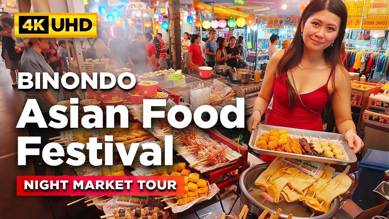 Asian Street Food Festival at BINONDO MANILA | Binondo Food Trip 2026 and Night Market Finds