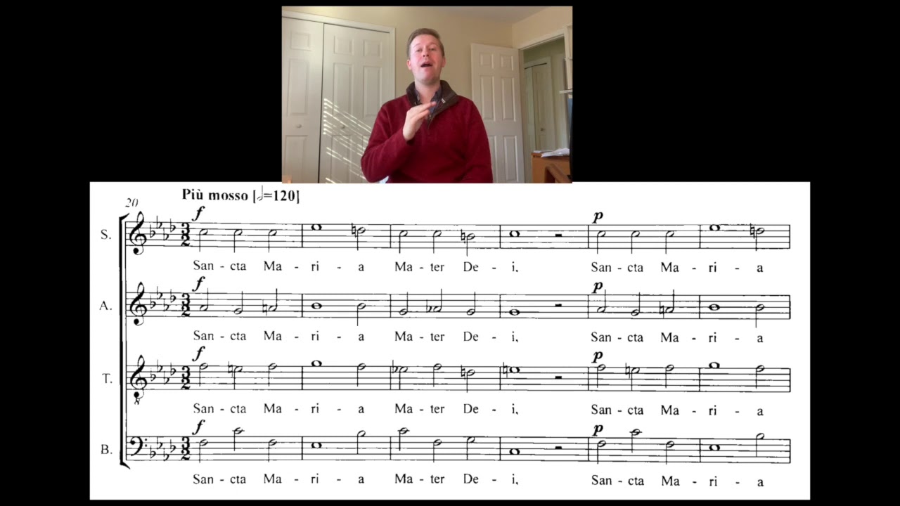 Ave Maria (attrib. Victoria) - Alto practice