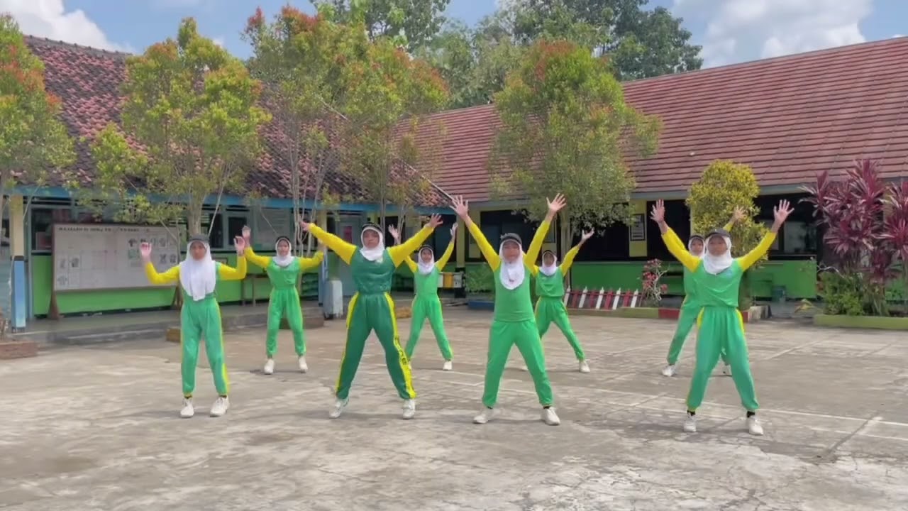 Lomba Senam Anak Indonesia Hebat 2025_SDN PANGKAH KARANGMOJO_Daerah Istimewa Yogyakarta