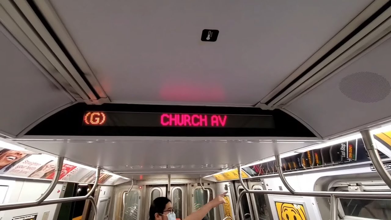 NYC Subway: R160 G Train Ride: Church Ave - Coney Island