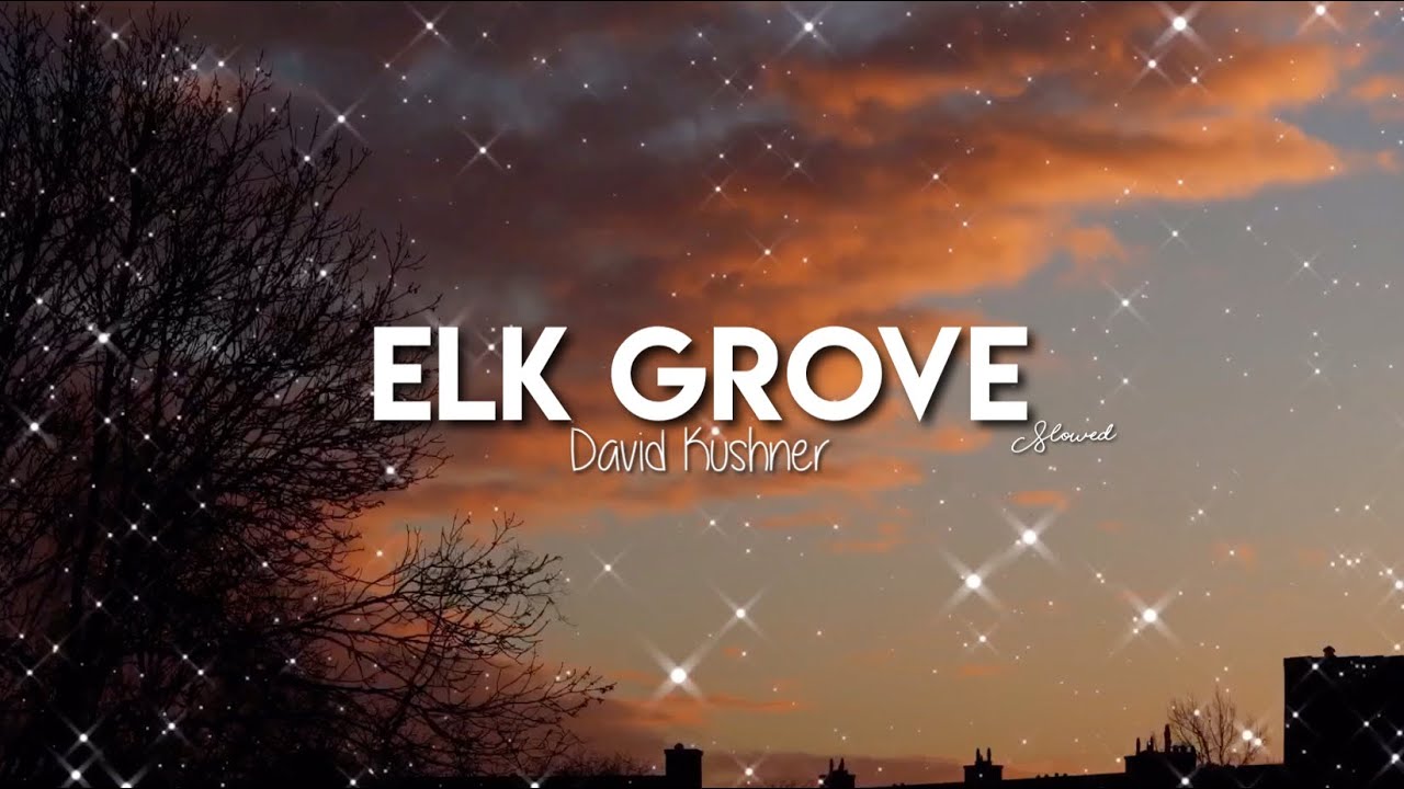 Elk Grove - David Kushner (Slowed💓✨)
