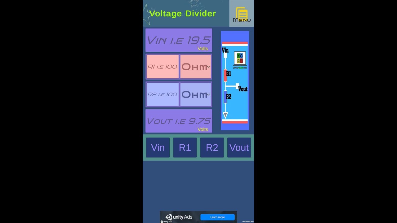 Voltage Divider Mobile App