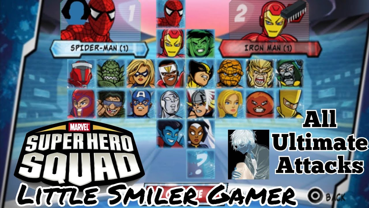 Marvel Super Hero Squad Psp All Ultimate Attacks