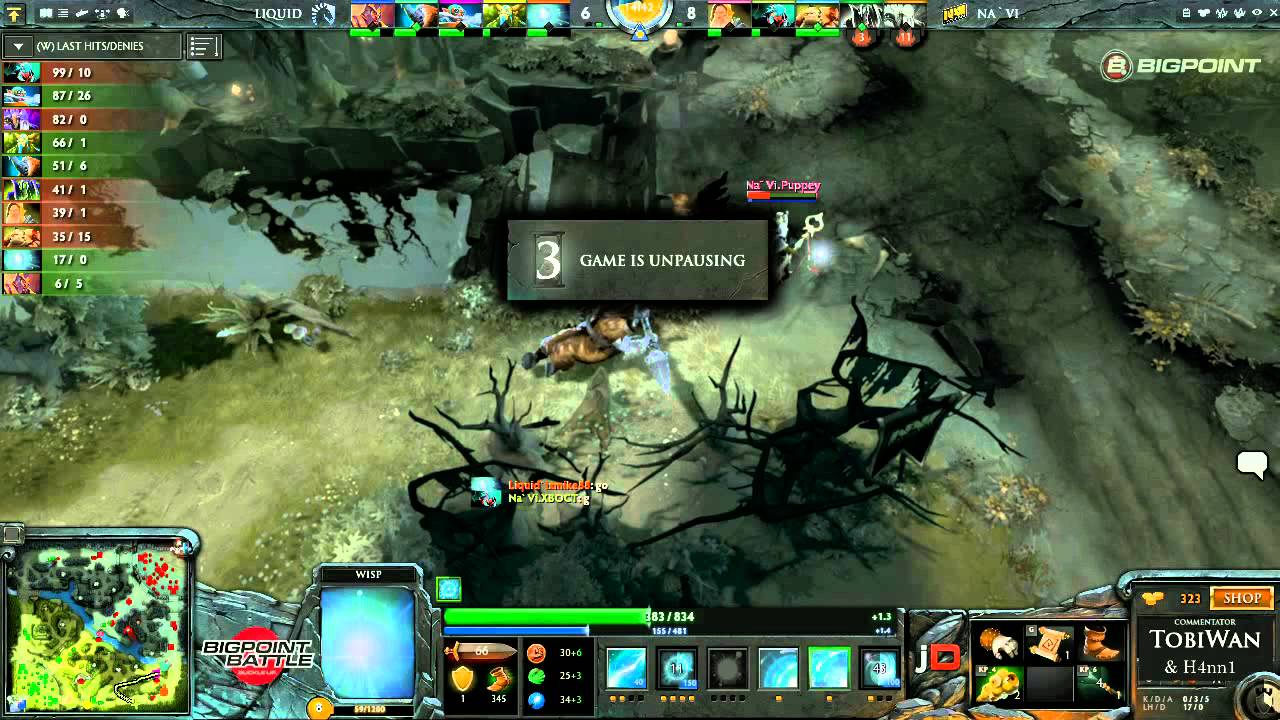 Na'Vi vs Team Liquid Game 3 - Bigpoint Battle DOTA2 - TobiWan