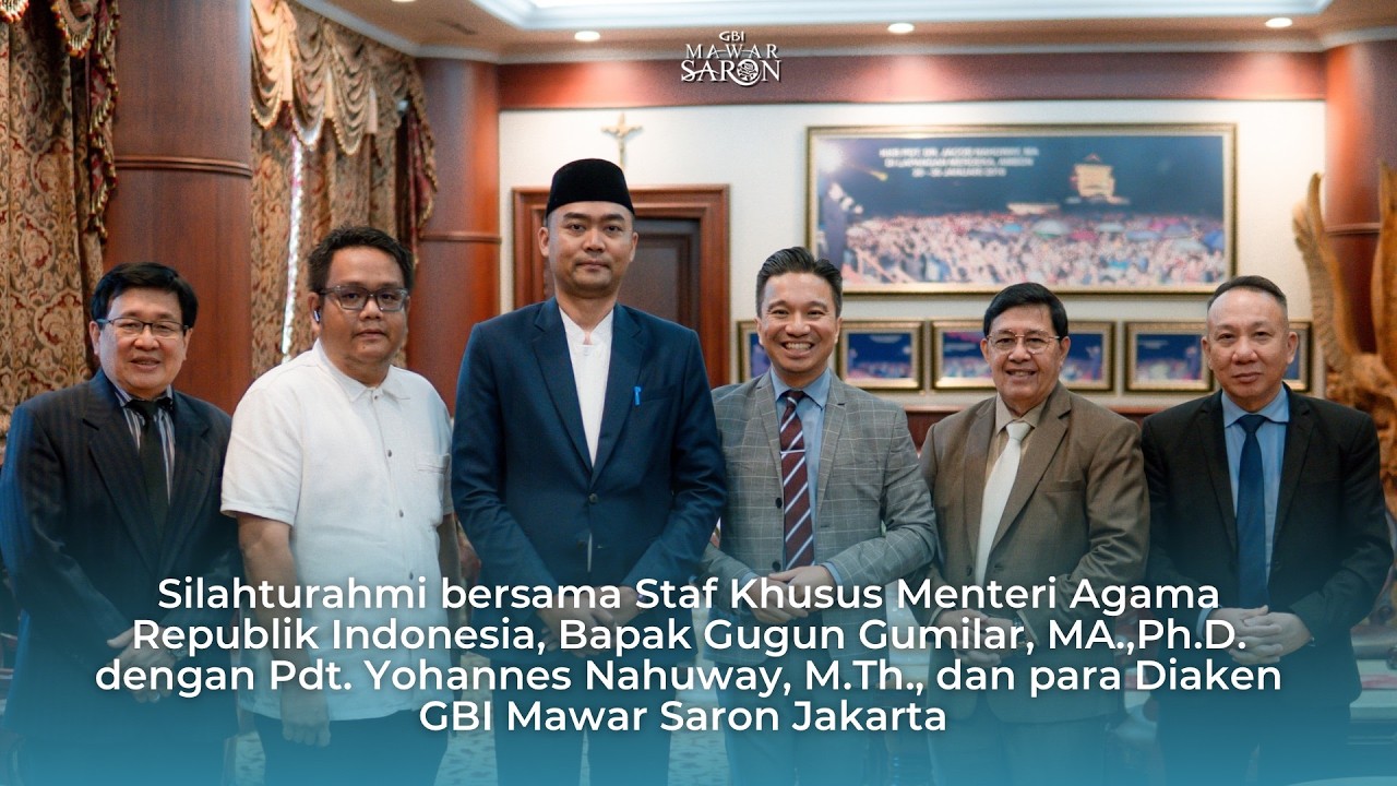 Silahturahmi bersama Bapak Gugun Gumilar, MA.,Ph.D. dengan Pdt. Yohannes Nahuway, M.Th