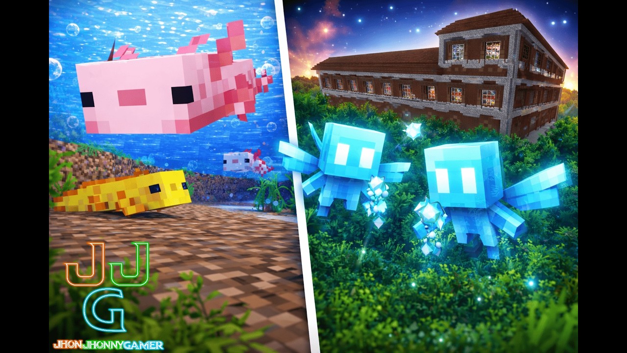 Axolote, Allay e a Mansão da Floresta! — Valhalla Minecraft - Sobrevivência Rústica: Parte 28
