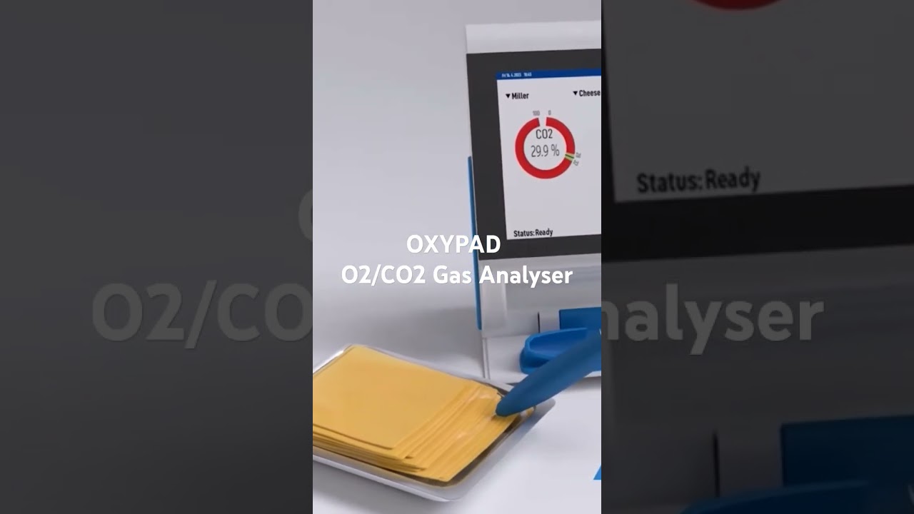 O2/CO2 gas analyser for MAP packaging