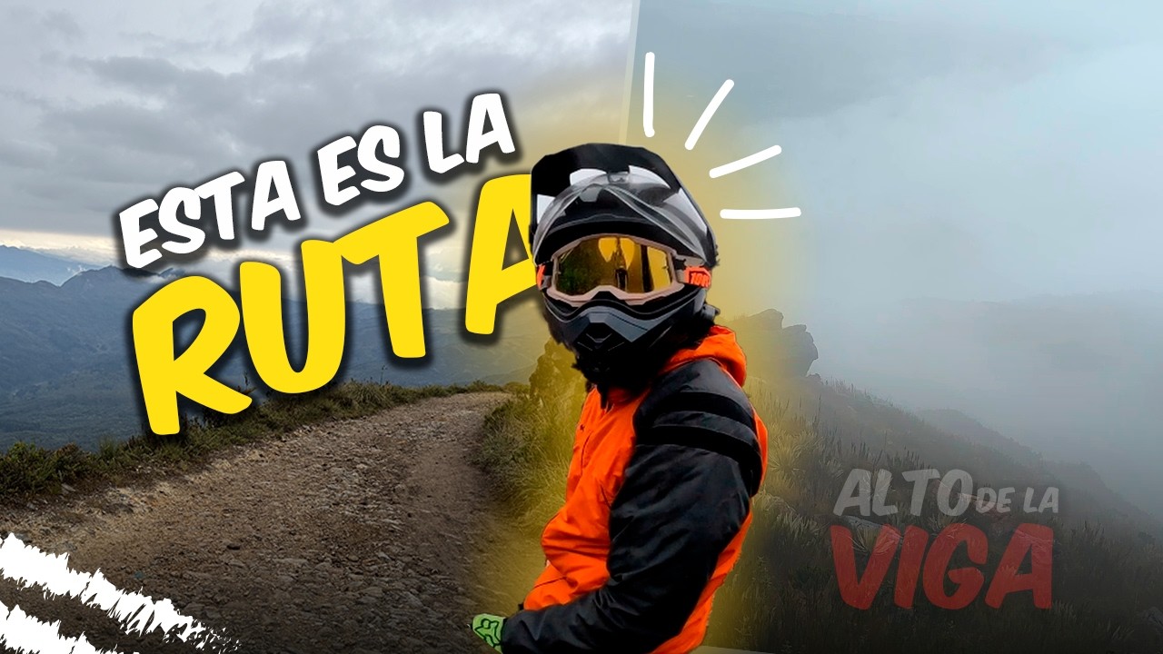 Mirador del Alto de la Viga - Off Road en Moto | Trocha cerca de Bogotá 🏍️⛰️