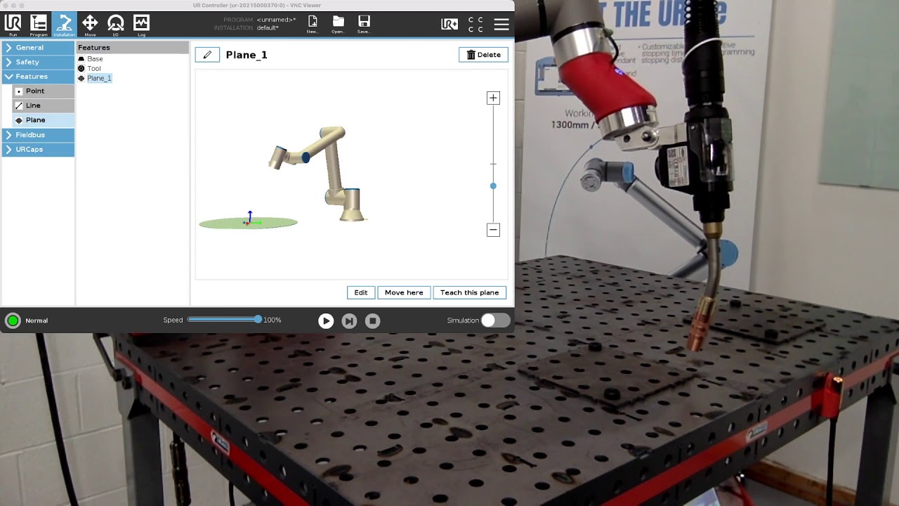 Creating Features to reposition welding programs and robot positions when the tool has been moved.
