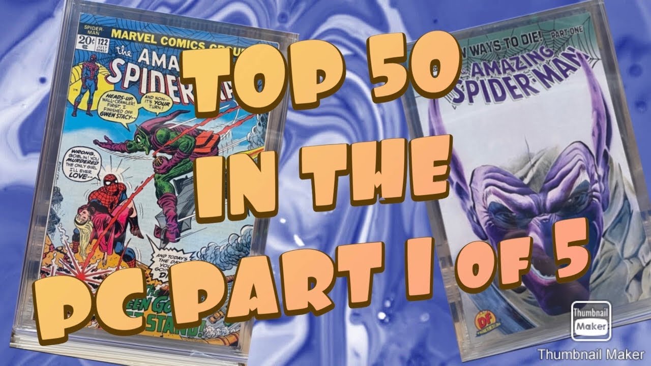Top 50 Comic Books: Part 1 of 5