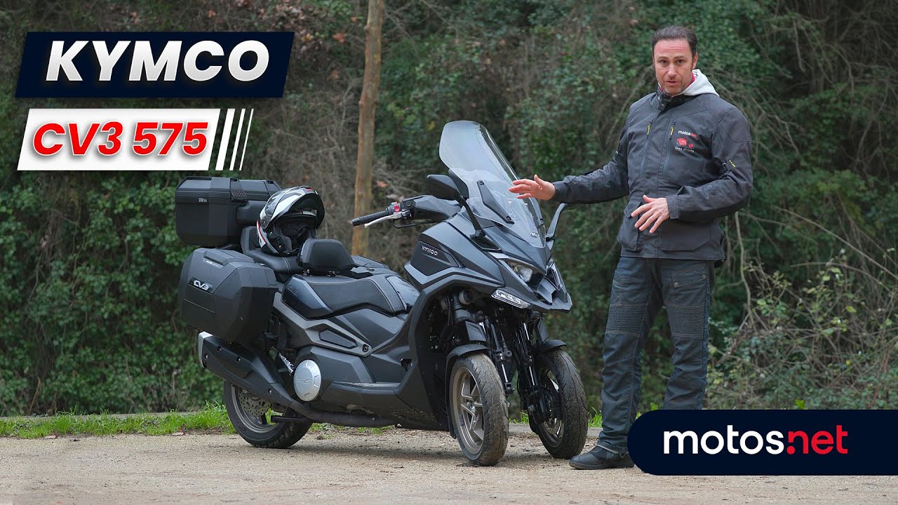 🧞 KYMCO CV3 575 / El MAXI Scooter más potente que se lleva sin carné  / Motos.net / 4K