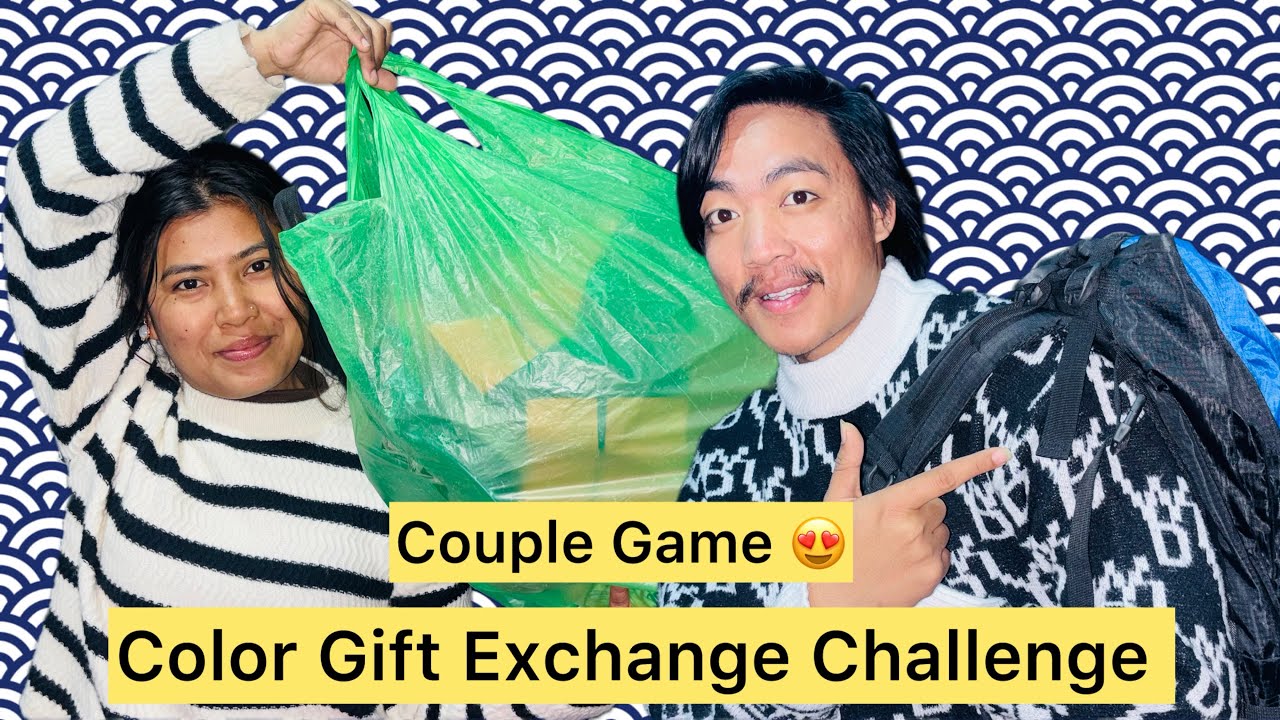 Color gift Exchange Challenge 😍Couple Game❤️