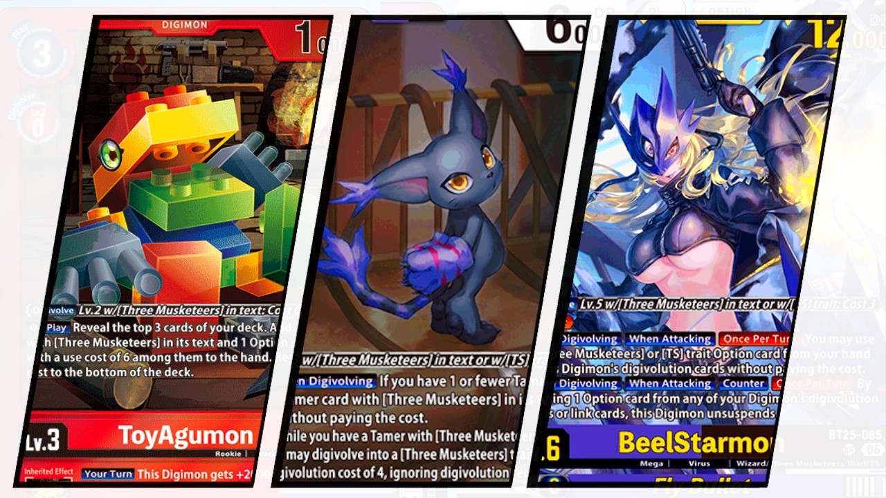 Профиль колоды Beelstarmon, занявшей 1-е место на локальном турнире! | Digimon TCG формат BT25