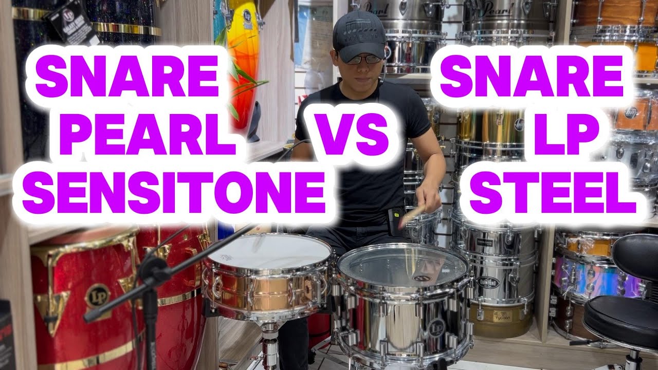 TAROLA LP STEEL VERSUS PEARL SENSITONE EN CASA MUSICAL JONATAN BM