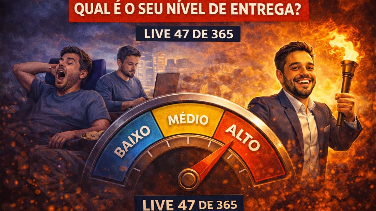 Live 47/365 Qual é o seu nível de entrega?