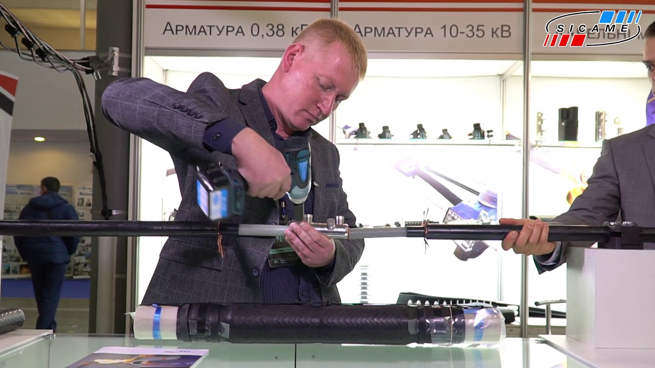 Монтаж муфти холодної усадки JUPRF виробництва SICAME