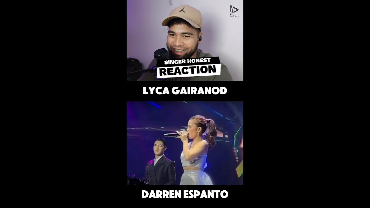 LYCA GAIRANOD & DARREN ESPANTO live performance 10th Year Anniversary - SINGER HONEST REACTION