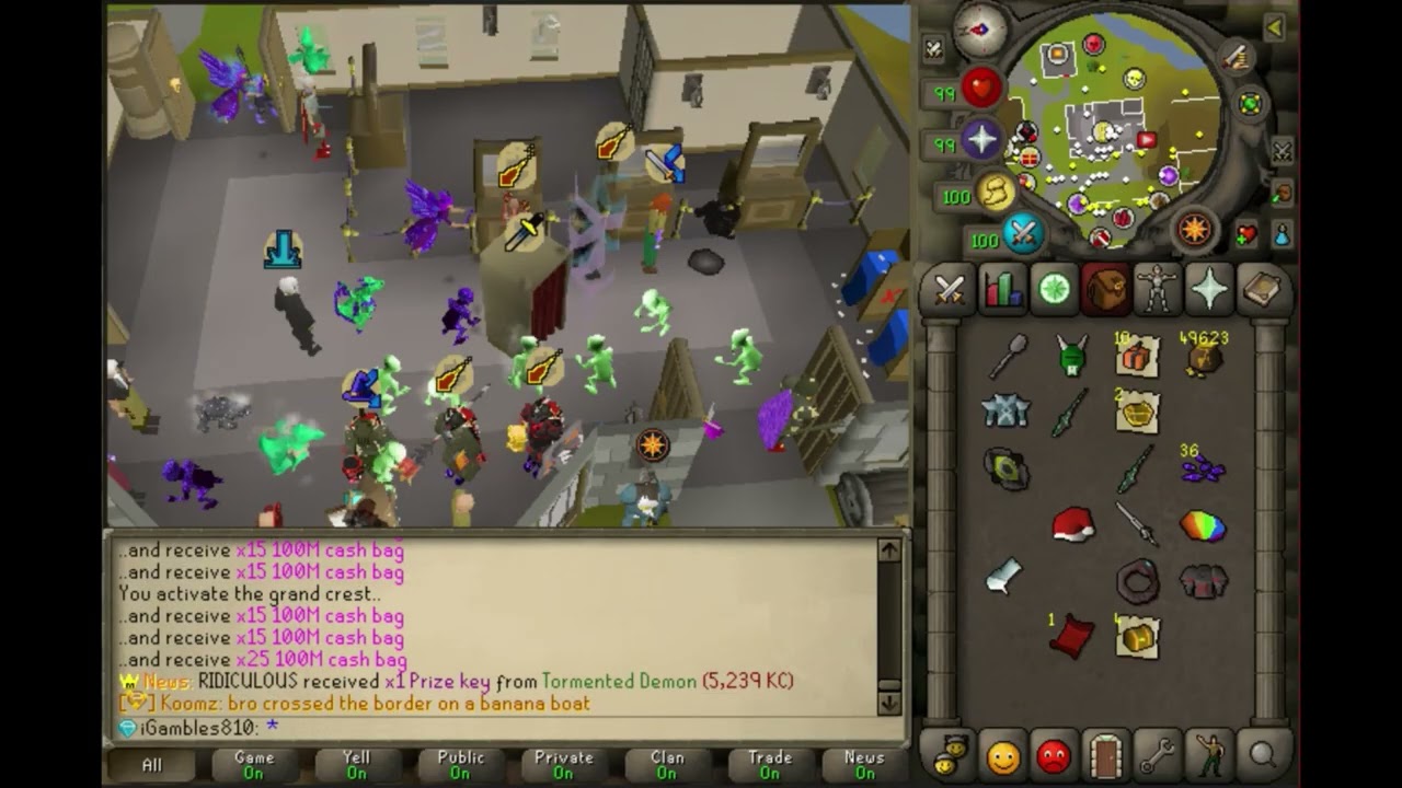 iN3v3rGiveUp! - SpawnPK RSPS Gamble to Cosmic - $30 Giveaway! 99Hose here! Yes iGambles810!