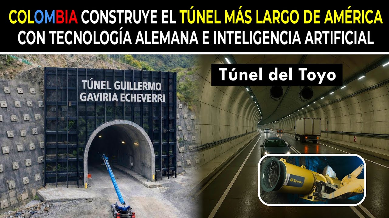 Colombia Construye el Túnel más Largo de América con Tecnología Alemana e Inteligencia Artificial