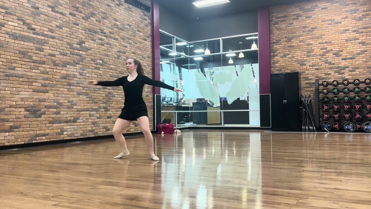 24 Tendu and 24 Dégagé with a Pirouette ending Jacklyn Dougherty 
