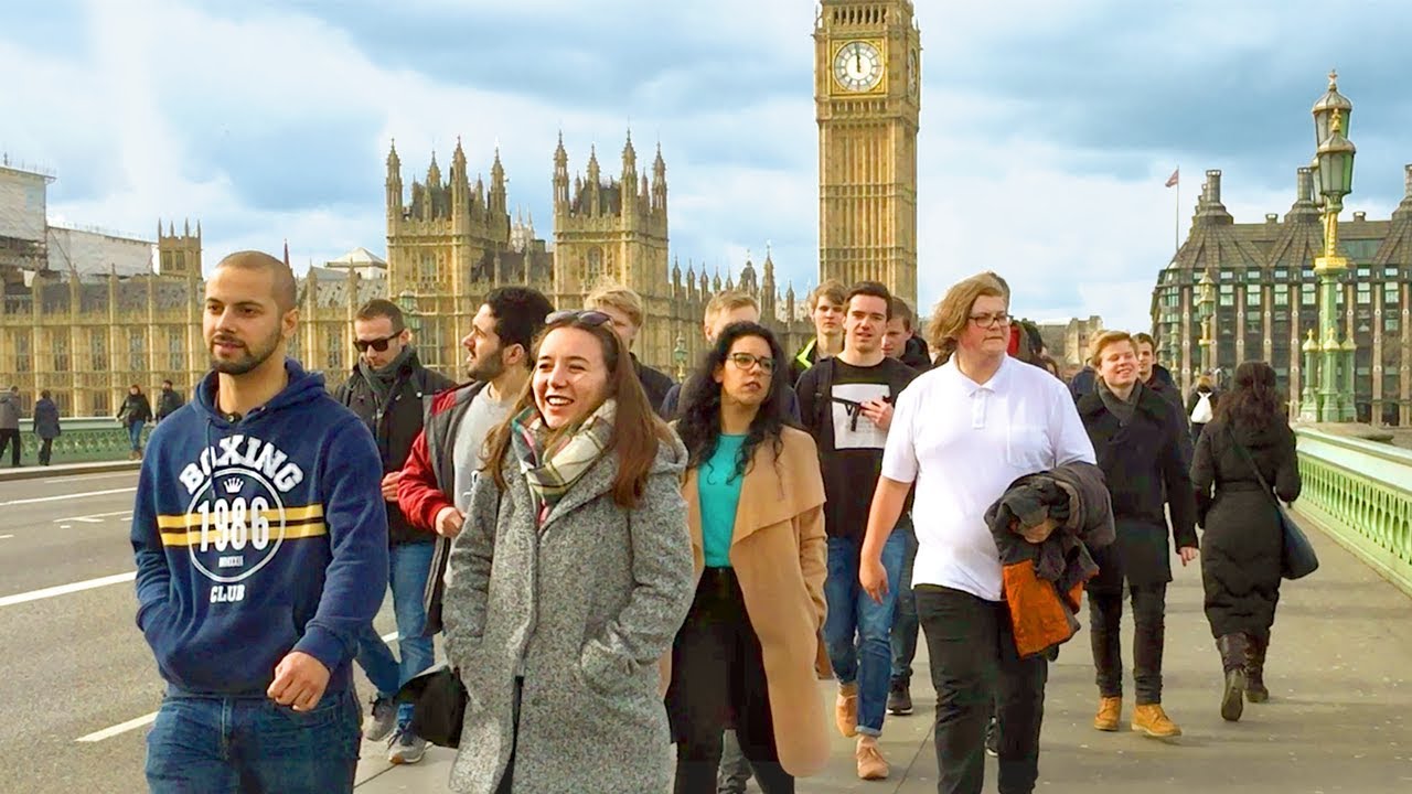 LONDON WALK | London Eye to Westminster Bridge to Big Ben | England