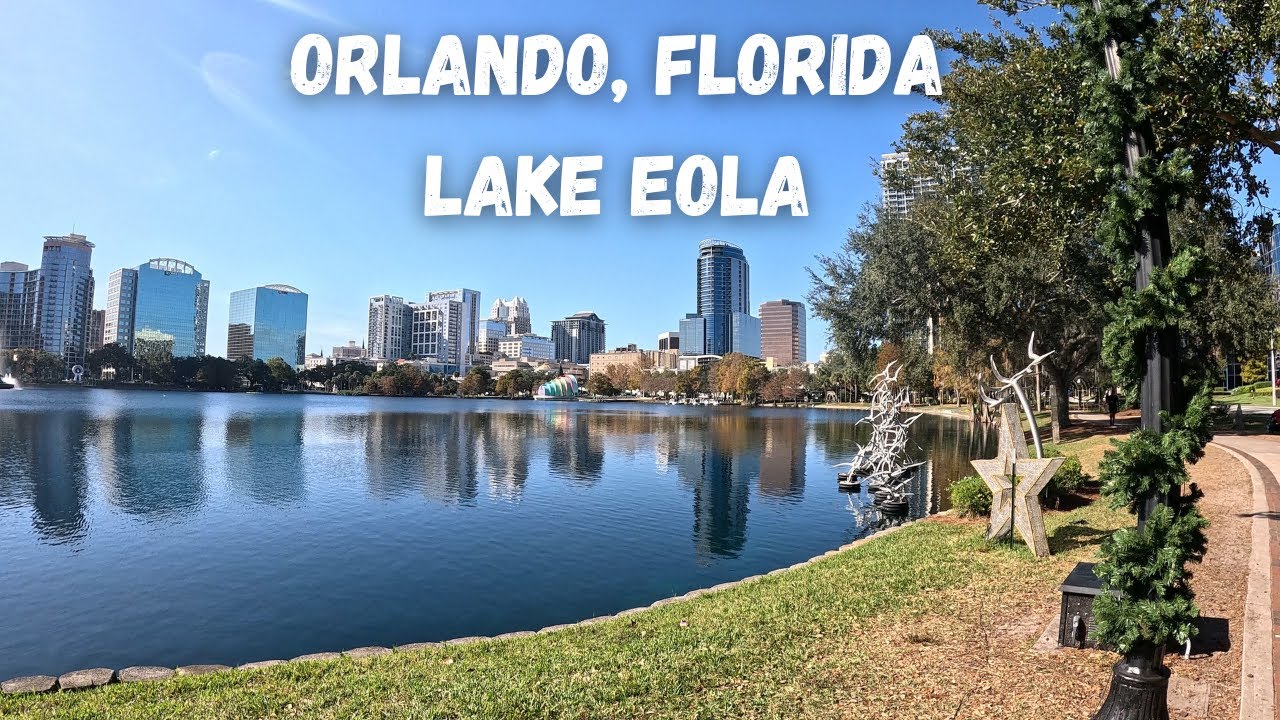 🌿 Orlando, Florida | Walking Tour | Lake Eola Park