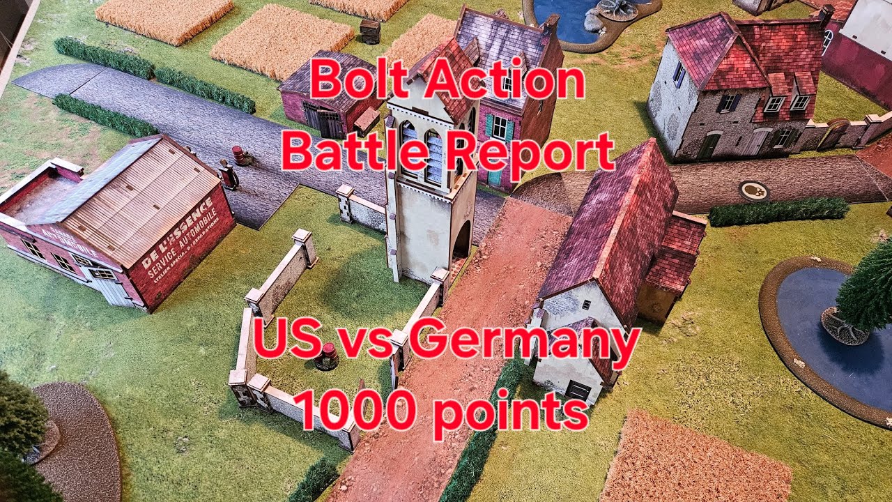 US vs Germany, Bolt Action Battle Report E04