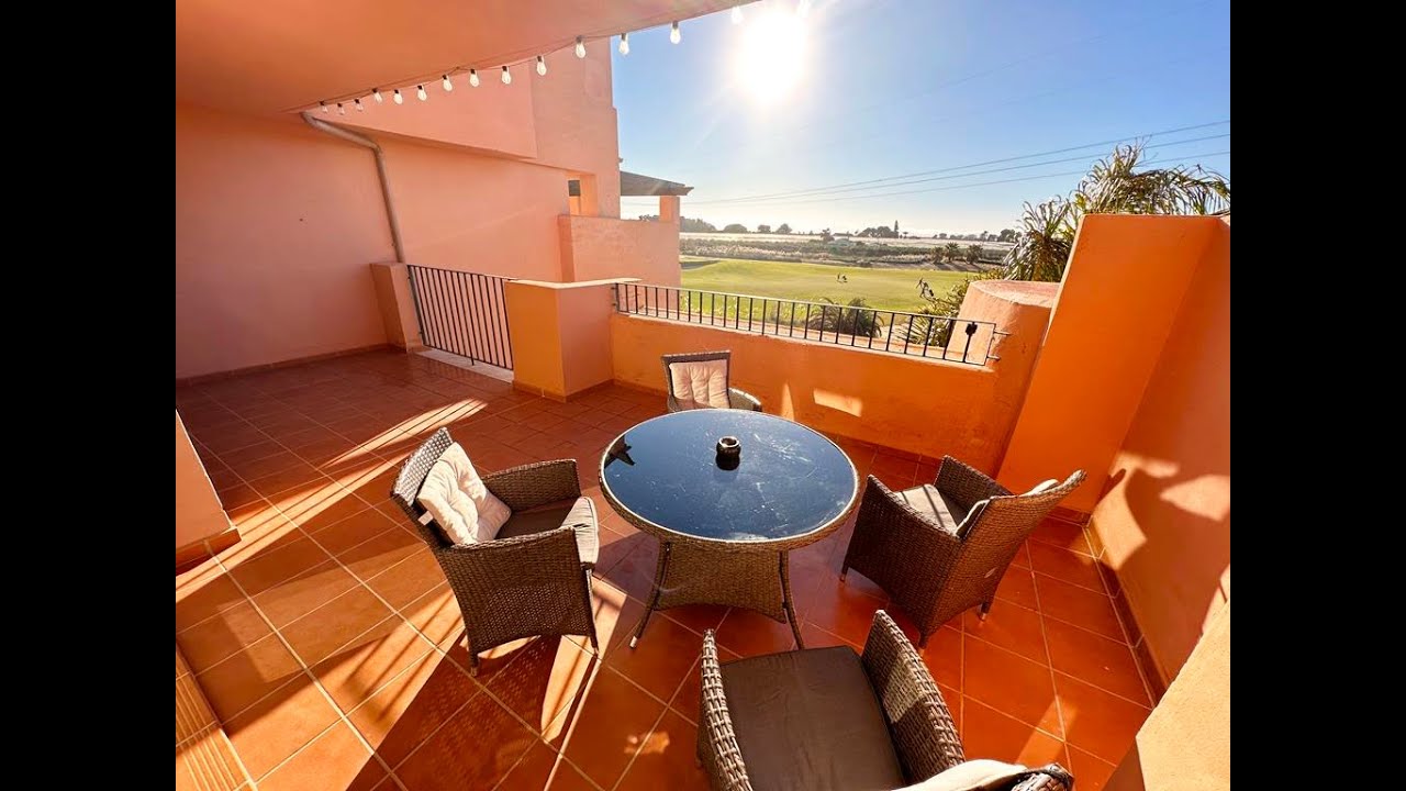 A South West facing Mar Menor Golf Resort apartment listed for sale - https://mgp.properties/mm772