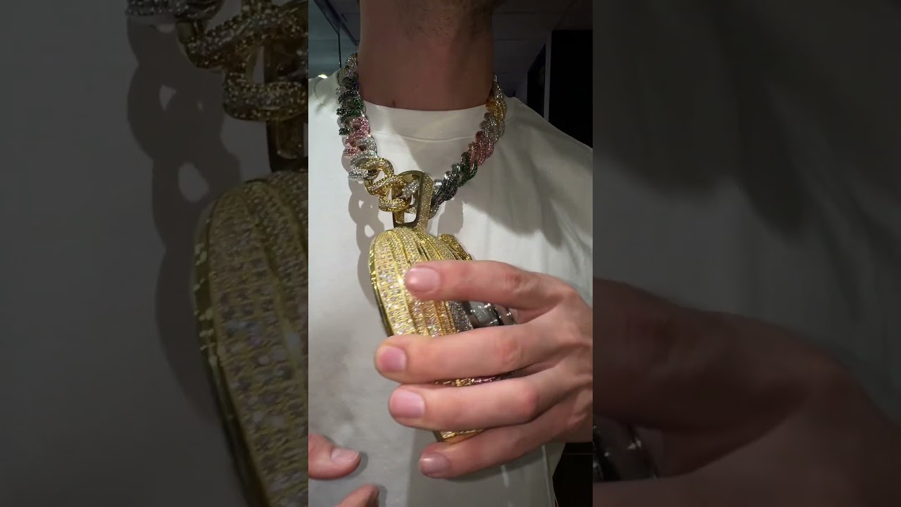The Inside of Drake's Custom Anita Max Wynn Pendant | Jason of Beverly Hills
