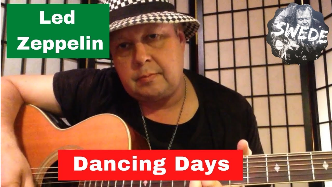 Led Zeppelin - Dancing Days - Standard tuning Guitar Lesson
