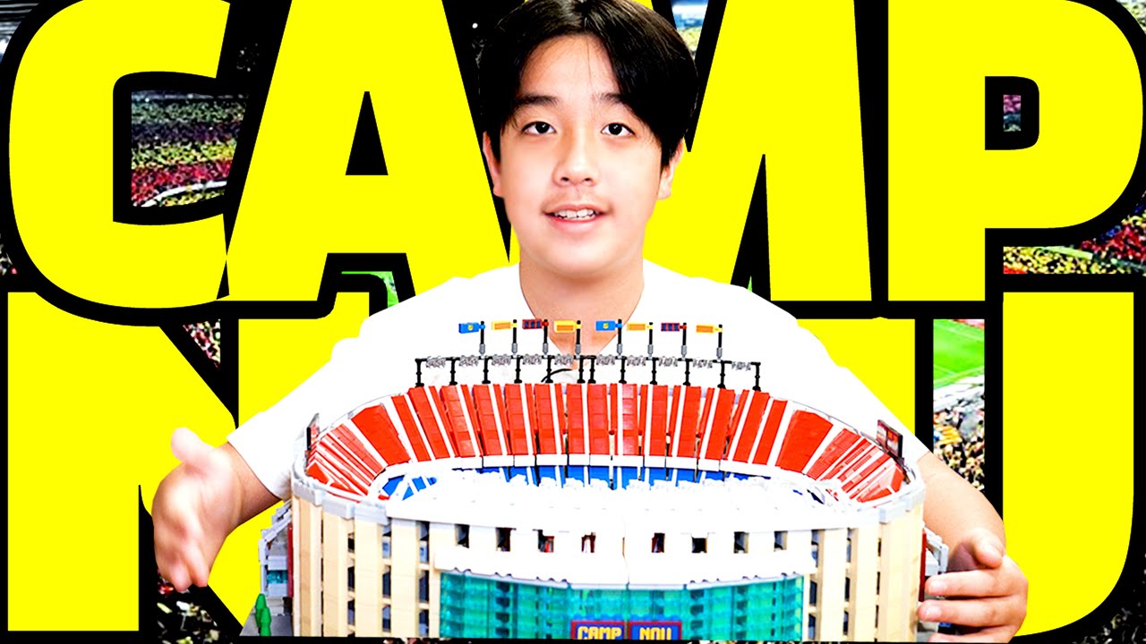 [Joseph & Mom's Homemade English]  LEGO Review 'CAMP NOU'