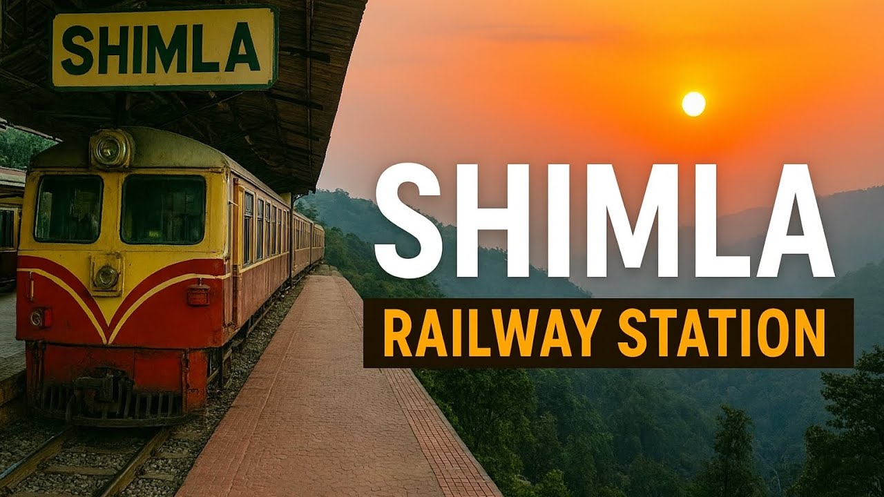 Sunset at Shimla Station | Toy Train, History & Sightseeing 